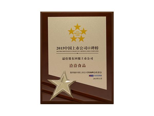 最佳股東回報上市(shi)公(gōng)司