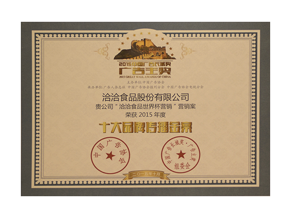 十大(da)品(pin)牌傳(chuan)播金案