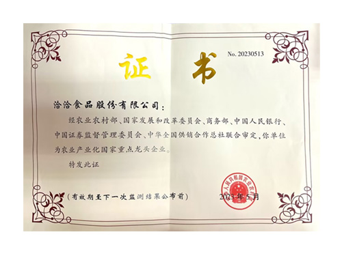 農業産(chan)業化重(zhong)點齊(qi)業